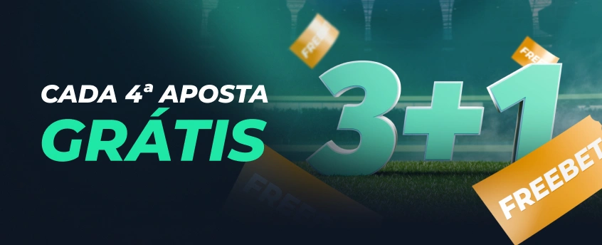 APOSTA GRÁTIS 3+1